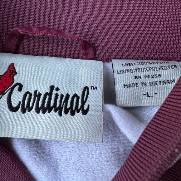 Cardinal Vidcon 9 Satin Bomber Varsity Jacket Size Large - Picture 6 of 9